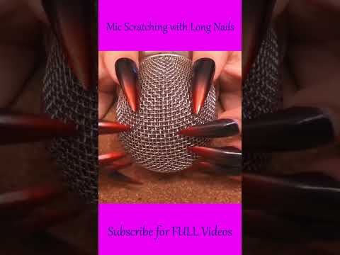 ASMR Mic Scratching without Cover ❤️ #asmr #shorts #asmrsleep #notalkingasmr #micscratching