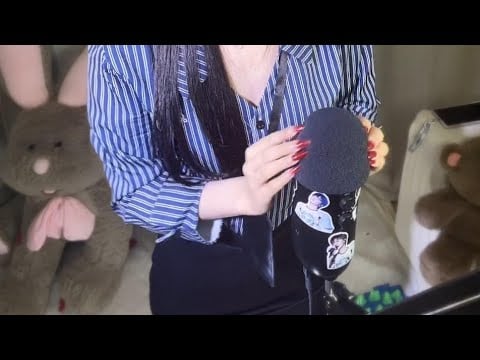 Gentle Ear Cleaning & Mouth Sounds | Cute Girl ASMR Sleep Session