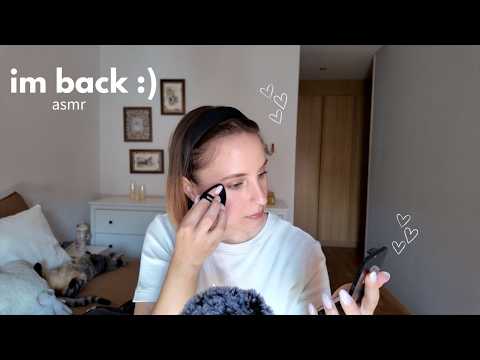 asmr 💕 hola de nuevo! (maquillaje y susurros) ✨