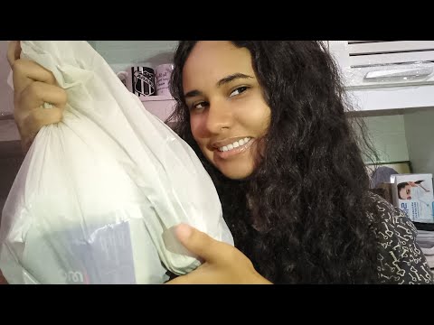 asmr caseirinho comprinha do mês "sons de objetos"