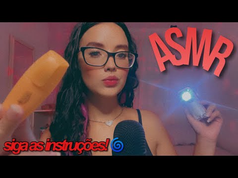 ASMR - SIGA MINHAS INSTRUÇÕES PARA DORMIR PROFUNDAMENTE 😴