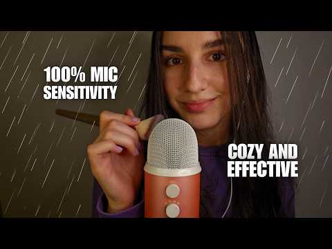 *combo asmr* inaudible whispering + rain sounds