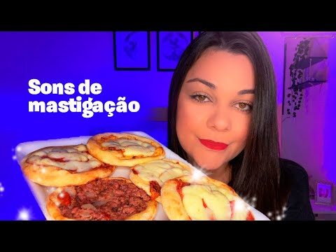 ASMR: Comendo Esfiha Saborosa (Sons de Mastigação)😋