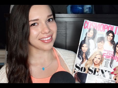 ASMR - Relaxing Magazine Reading ⏐ Whispering, Page Turning