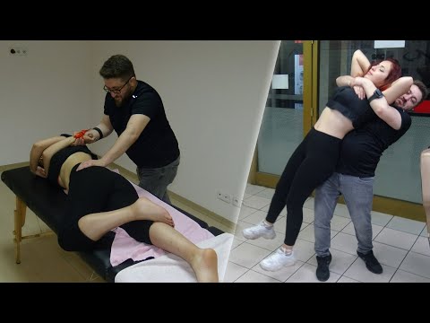 FEMALE DEEP TOUCH BODY THERAPY & CRACKS & Asmr head,back,arm,palm,foot,leg,ear,face,waist massage