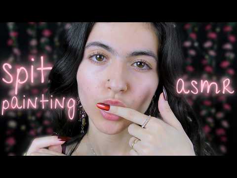 Peaceful Spit Painting ASMR 💦