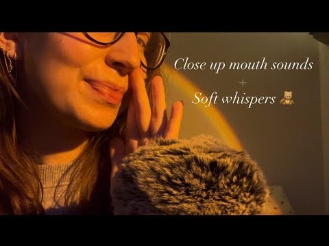 ASMR | guess the word 🧸 (mouth sounds, close up whispers) 