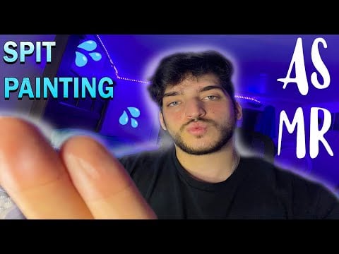 ASMR SONIDOS de SPIT PAINTING Que Te Harán DORMIR RÁPIDO y PROFUNDO l SeluAsmr!!! 😪😪💦💦