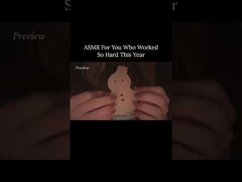 ASMR For You Who Worked So Hard This Year🌙 #notalkingasmr #triggersforsleep #asmr