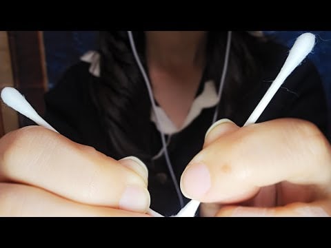ASMR 면봉 하나로 만들어낸 수면유도 귀청소 💤 (Ear Cleaning for Deep Sleep)