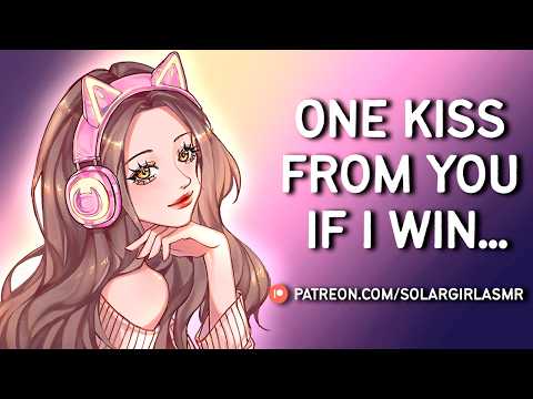 Game Night with Your Bestfriend | Teaching Her | Competitive & Flirty | Playful Bet | ASMR GF Kisses