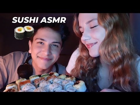 SUSHI MUKBANG 🍣 | KARDEŞİM SUSHI DENİYOR! | TÜRKÇE ASMR | EATING SOUNDS |