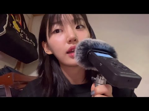 마음 편해지는 속삭임, 핸드 무브먼트, 브러쉬 소리 | tascam ASMR