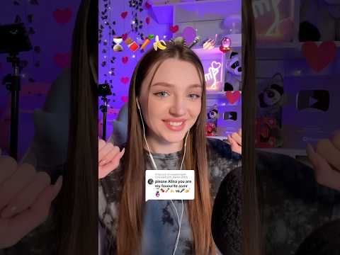 Emoji challenge #asmr #asmrsounds #asmrrelax #asmrtingles #asmrwhispers #asmrsleep #relax #tingles