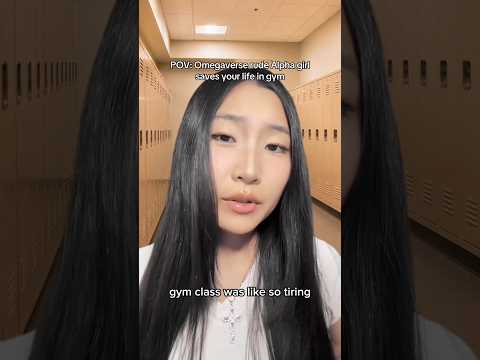 ASMR Omegaverse rude alpha girl saves you in gym #asmr #asmrsounds #omegaverse #yuri #asmrvideo