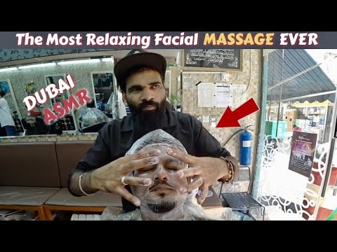 How to get the most relaxing facial And Face massage 🇦🇪