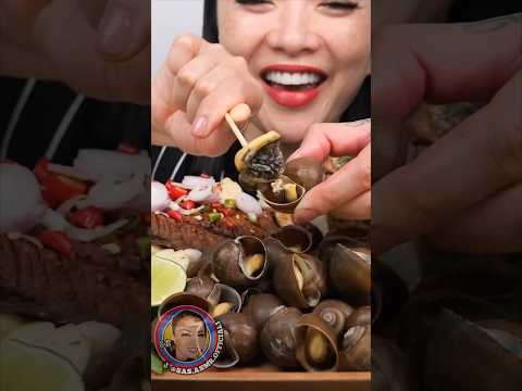 The crunch. #sasasmr #asmr #escargot #eatingsounds #fypfood #fypage #fypshorts #shorts #letseat #fy