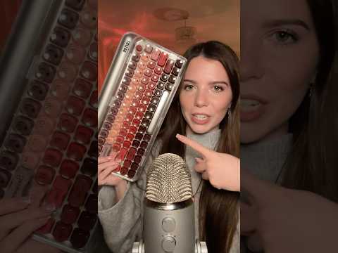 Keyboard sounds asmr ✨ #asmr #relax #triggersforsleep #visualtingle #tingles #asmrrelaxation