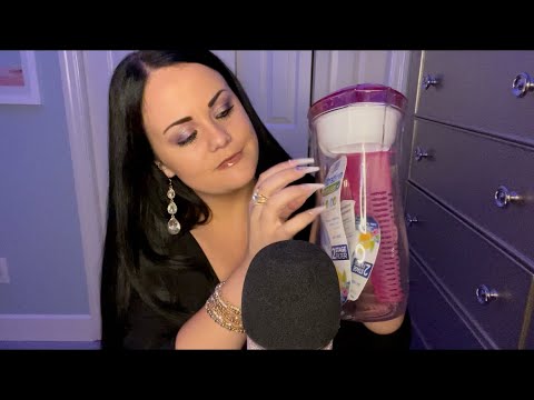 ASMR tapping haul & whispered ramble