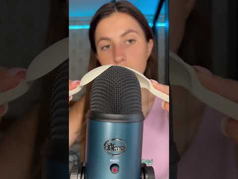 Asmr #shorts spoon on microphone