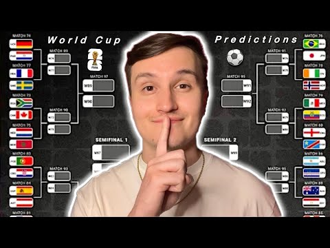 ASMR | 2026 FIFA World Cup Bracket Predictions ⚽️🏆