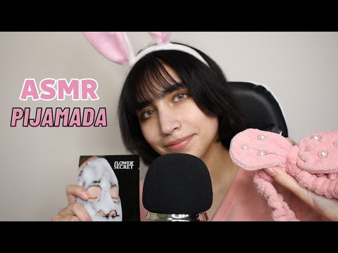 ASMR en español | PIJAMADA relajante con tu novia ( Roleplay )