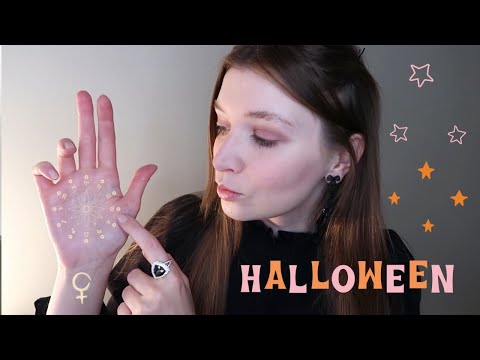 ASMR SUOMI 👻 Halloween Edition 👻 Ennustaja roleplay - Ennustan tulevaisuutta - АСМР Хэллоуин