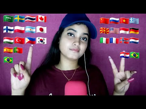 ASMR Counting You to Sleep in 35+ Different Languages