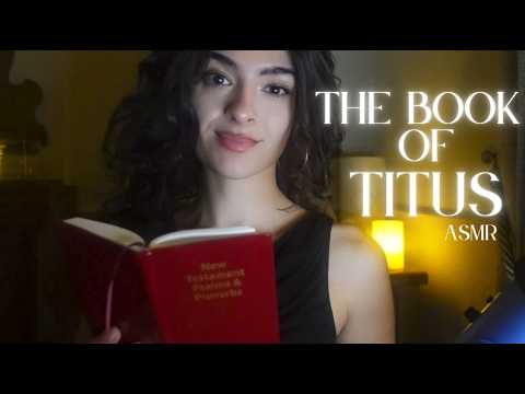 ASMR Bible Reading | Book Of Titus| Relaxing Christian ASMR