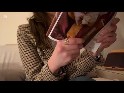 ASMR Page Turning & Gripping