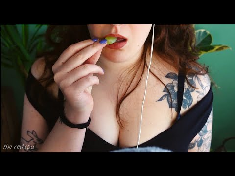 asmr eating grape/fruit no talking