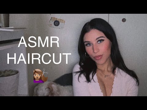 ASMR Hairstylist Cuts Your Hair 💇🏽‍♀️ 
| Scissor Sounds | Hair Brushing