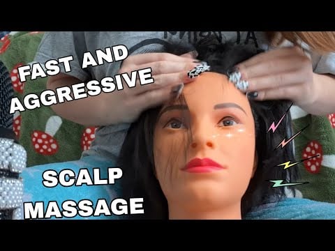 FAST AND AGGRESSIVE SCALP SCRATCHING ASMR
