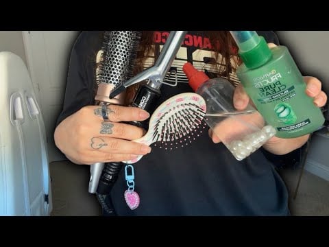ASMR Español Te Enchinó tu cabello 👩🏻‍🦱| ASMR Spanish I curl your hair ➰-  