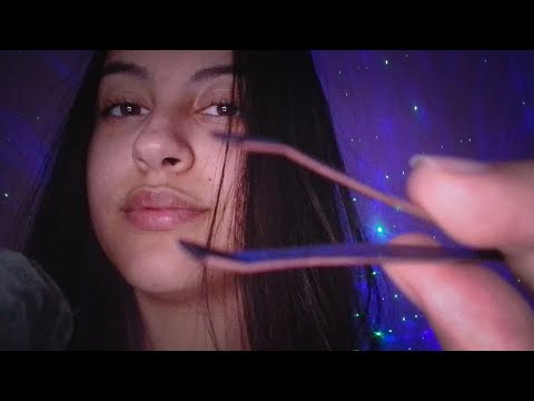 asmr fazendo sua sobrancelha