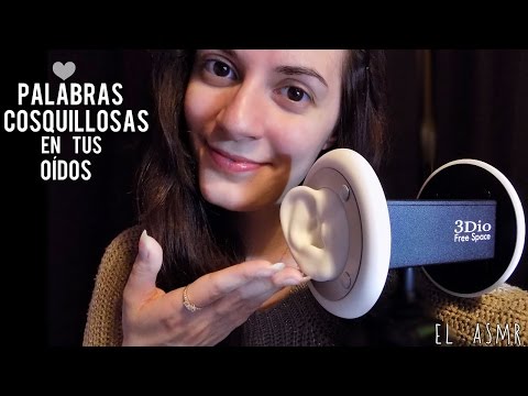 ♡ASMR español♡ Palabras COSQUILLOSAS en tus oídos!♥ |Trigger words|