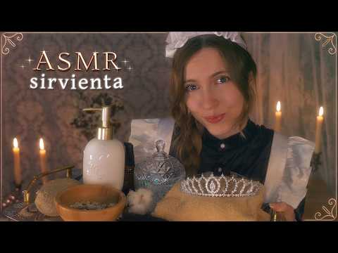 ASMR SIRVIENTA REAL 👑 Cuidado Facial y Cepillado de Pelo para Dormir, Alteza【Siglo XIX RP】