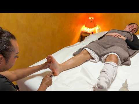 ASMR: Relaxing THAI Foot Reflexology Massage