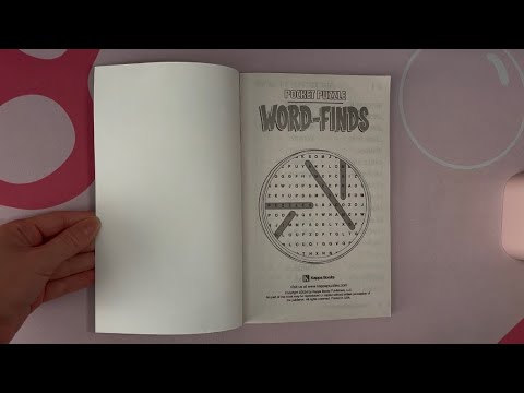 ASMR Flipping Through Word-Finds | (No Talking)