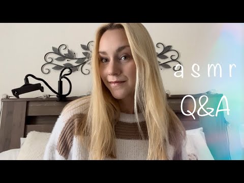 ASMR Q&A Get to Know Me Session 💕