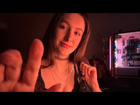 ASMR Girl Helps You Fix Your Makeup At The Bar (gossip and mouth sounds)