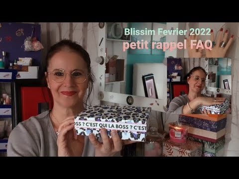 Asmr français Blissim  Février 2022 et petit rappel pour ma prochaine FAQ