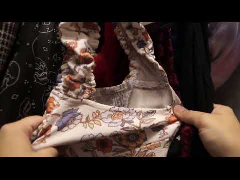 ASMR Help me choose an outfit (regular speaking) (camera sounds)