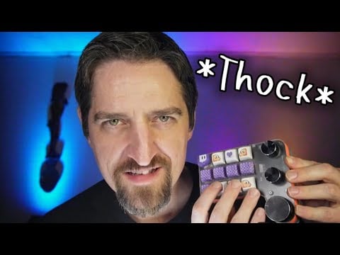 ASMR Thocky Mini Keyboard Clacking Triggers