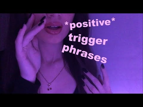 ASMR | Positive trigger phrases for manifestation | Sleepy whispers 🌌🕯