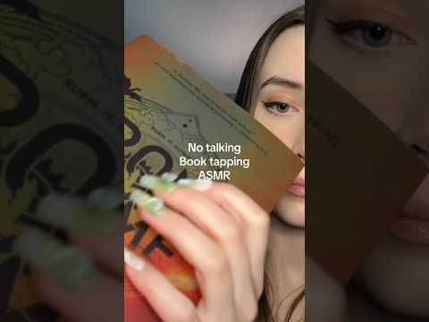 No talking book tapping 📚 #asmr #tinglysounds #asmrsounds #asmrvideo #books