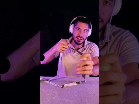 ASMR je prends les dimensions de votre tête #asmr #asmrtriggers #roleplay #asmrvisual