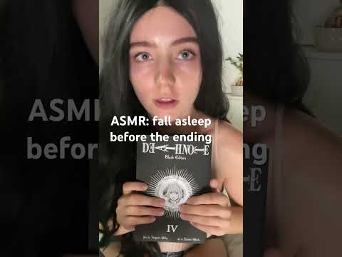 fall asleep before the ending 🤍#asmr #girlfriendasmr #sleepasmr #bookasmr #whisper