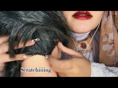 ASMR Hairline Scratching for Instant Tingles 😴 | Scalp Massage & Brushing