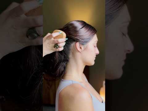 WOOD hairplay session | Chopsticks | Bamboo Brush | Wood Pick | Sandalwood Comb